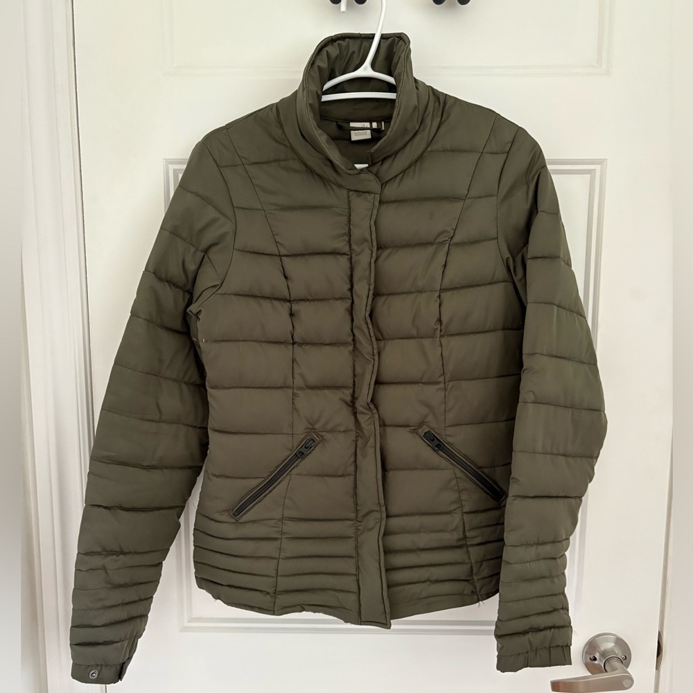 Twik puffer jacket green army
